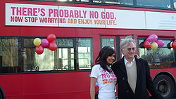 London busses on God